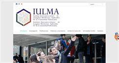 Desktop Screenshot of iulma.es