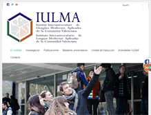 Tablet Screenshot of iulma.es